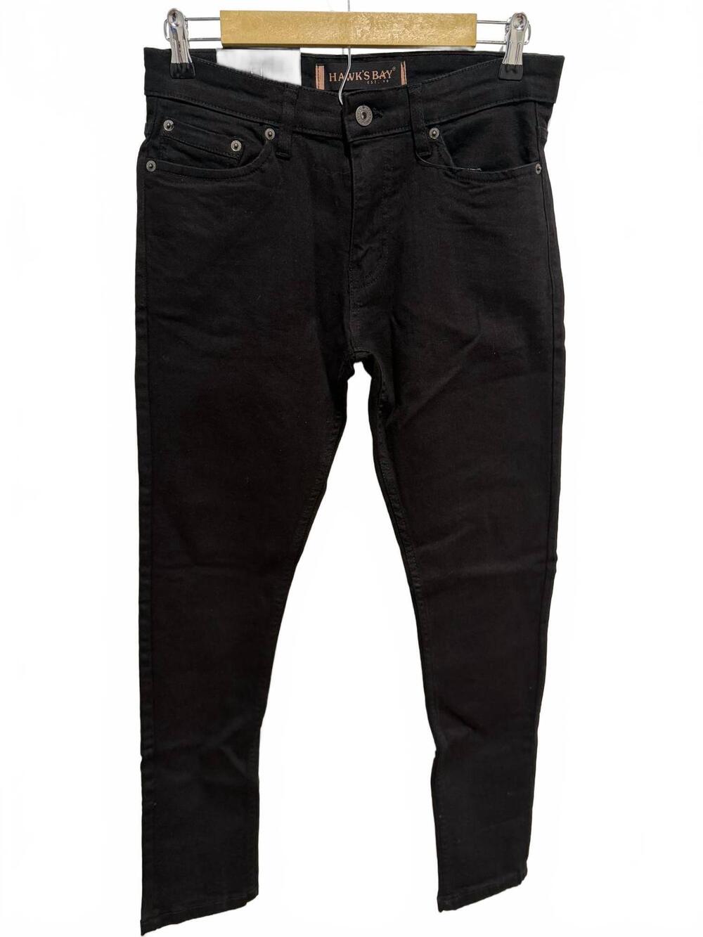 NEW HAWKS BAY men's skinny jean in black